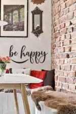 Be Happy Yazılı Dekoratif Ahşap Tablo