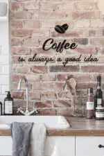 Coffee Is Always A Good Idea Yazılı Dekoratif Ahşap Tablo - Görsel 2