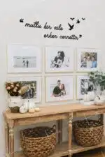 Mutlu Bir Aile Erken Cennettir Yazılı Dekoratif Ahşap Tablo