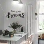Live Your Dreams Yazılı Dekoratif Ahşap Tablo