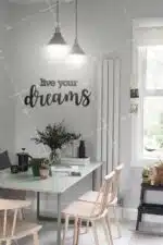 Live Your Dreams Yazılı Dekoratif Ahşap Tablo