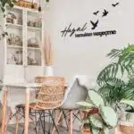Hayal Kurmaktan Vazgeçme Yazılı Dekoratif Ahşap Tablo