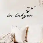 La Tahzen Yazılı Dekoratif Ahşap Tablo