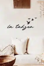 La Tahzen Yazılı Dekoratif Ahşap Tablo