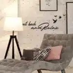 Sit Back And Relax Yazılı Dekoratif Ahşap Tablo