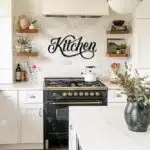 Kitchen Yazılı Dekoratif Ahşap Tablo