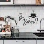 Bi Kahve Yazılı Dekoratif Ahşap Tablo