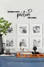 Because Every Picture Tell A Story Yazılı Dekoratif Ahşap Tablo - Görsel 2