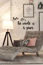 The World Is Yours Yazılı Dekoratif Ahşap Tablo - Görsel 2