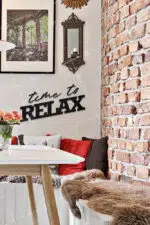 Time To Relax Yazılı Dekoratif Ahşap Tablo - Görsel 2