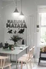 Hakuna Matata Yazılı Dekoratif Ahşap Tablo