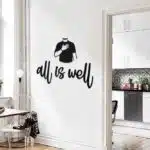 All Is Well Yazılı Dekoratif Ahşap Tablo