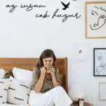 Az İnsan Çok Huzur Yazılı Dekoratif Ahşap Tablo