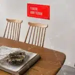 Tokum Ama Yerim Yazılı Dekoratif Ahşap Tablo