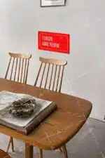 Tokum Ama Yerim Yazılı Dekoratif Ahşap Tablo