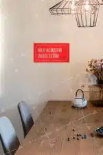 Kilo Almadım Vardı Yedim Yazılı Dekoratif Ahşap Tablo