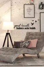 Gönül Hissetti Kalem Aciz Kaldı Yazılı Dekoratif Ahşap Tablo - Görsel 2