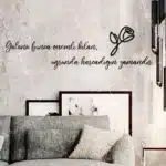 Küçük Prens, Gülü Bunca Önemli Kılan Uğruna Harcadığın Zamandır Yazılı Dekoratif Ahşap Tablo