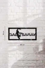 Galatasaray ve Atatürk Figürlü Dekoratif Ahşap Tablo - Görsel 3