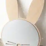 Tavşan Temalı Dekoratif Kırılmaz Pleksi Ayna
