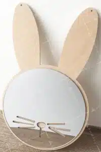 Tavşan Temalı Dekoratif Kırılmaz Pleksi Ayna