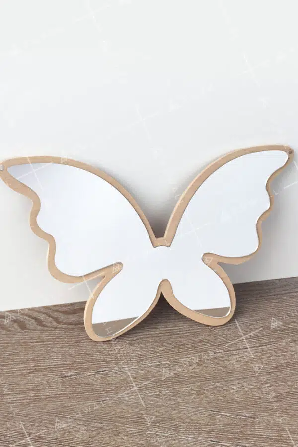 Kelebek Temalı Dekoratif Kırılmaz Pleksi Ayna