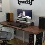 Hello World Yazılı Dekoratif Ahşap Tablo