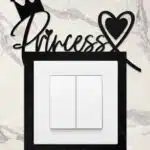 Ahşap Priz Çerçevesi Princess Temalı