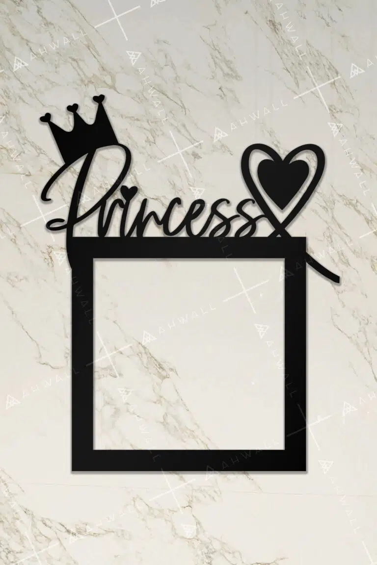 Ahşap Priz Çerçevesi Princess Temalı - Görsel 2