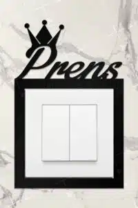 Ahşap Priz Çerçevesi Prens Temalı