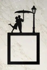 Ahşap Priz Çerçevesi Sevgili Temalı - Görsel 2