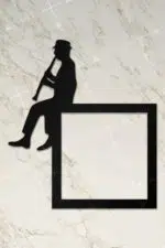 Ahşap Priz Çerçevesi Müzisyen Temalı - Görsel 2