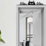 Kedi Temalı Ahşap Kapı ve Ayna Üstü Köşe Süsü