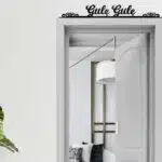 Güle Güle Yazılı Ahşap Kapı ve Ayna Üstü Köşe Süsü