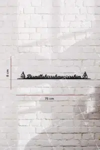 Bismillahirrahmanirrahim Yazılı Ahşap Kapı ve Ayna Üstü Köşe Süsü - Görsel 2