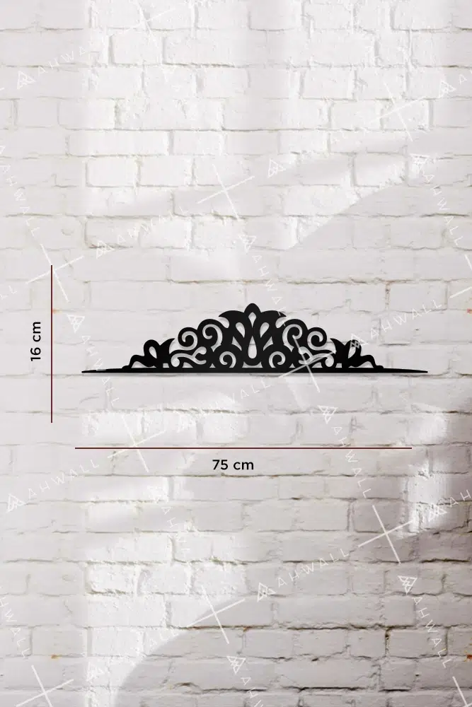 Motif Desenli Ahşap Kapı ve Ayna Üstü Köşe Süsü - Görsel 2
