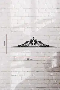 Motif Desenli Ahşap Kapı ve Ayna Üstü Köşe Süsü - Görsel 2