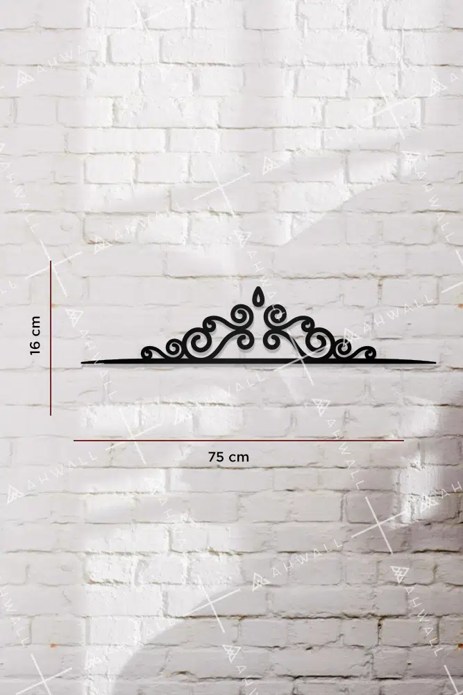 Motif Desenli Ahşap Kapı ve Ayna Üstü Köşe Süsü - Görsel 2