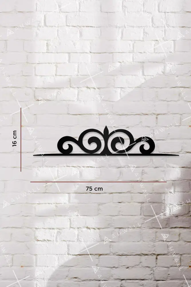 Motif Desenli Ahşap Kapı ve Ayna Üstü Köşe Süsü - Görsel 2