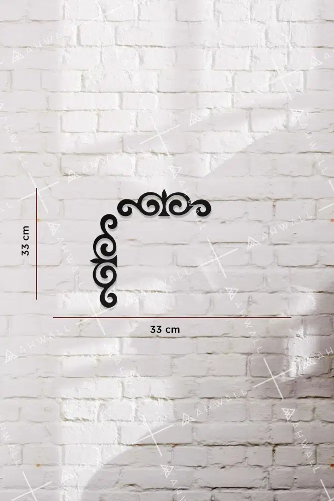 Motif Desenli Ahşap Kapı ve Ayna Üstü Köşe Süsü - Görsel 2