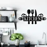 Kitchen Yazılı & Figürlü Dekoratif Ahşap Tablo
