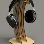 Ahşap MDF Şık Kulaklık Standı