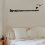 Bismillahirrahmanirrahim Yazılı Dekoratif Ahşap Tablo