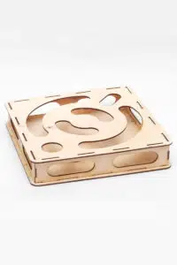 Delikli Kedi Oyuncağı Ahşap MDF