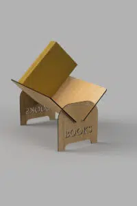 Ahşap MDF Masaüstü Kitaplık & Kitap Organizeri Kitaplık - Görsel 2