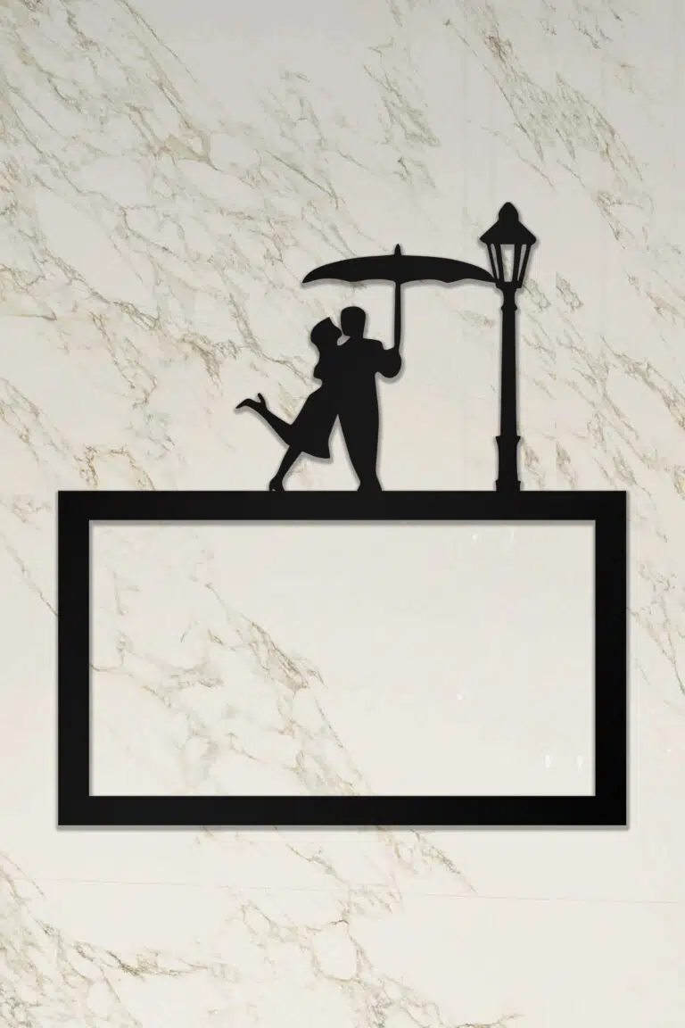 Ahşap İkili Priz Çerçevesi Sevgili Temalı - Görsel 2