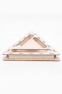 Delikli Kedi Oyuncağı Ahşap MDF - Görsel 2