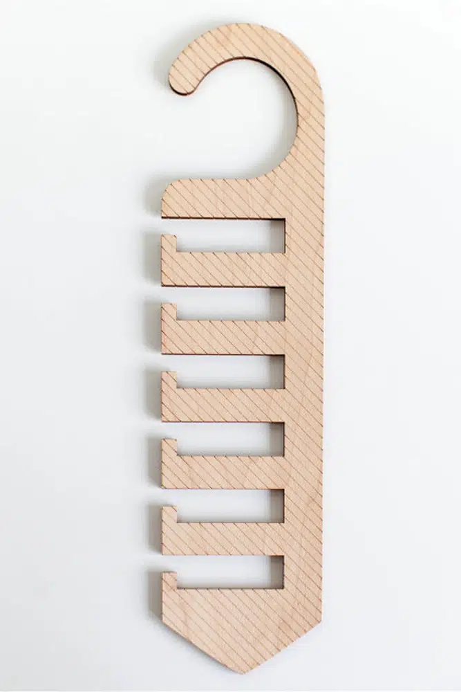 Kravat Askısı  Ahşap MDF - Görsel 2