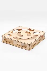 Delikli Kedi Oyuncağı Ahşap MDF - Görsel 3
