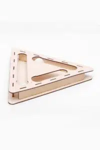 Delikli Kedi Oyuncağı Ahşap MDF - Görsel 3